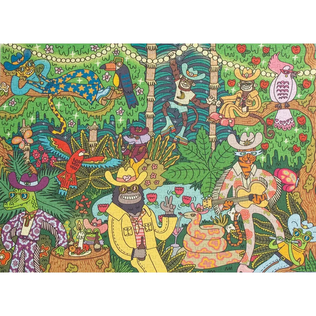 Party Down 1000 Piece Jigsaw Puzzle Birdie