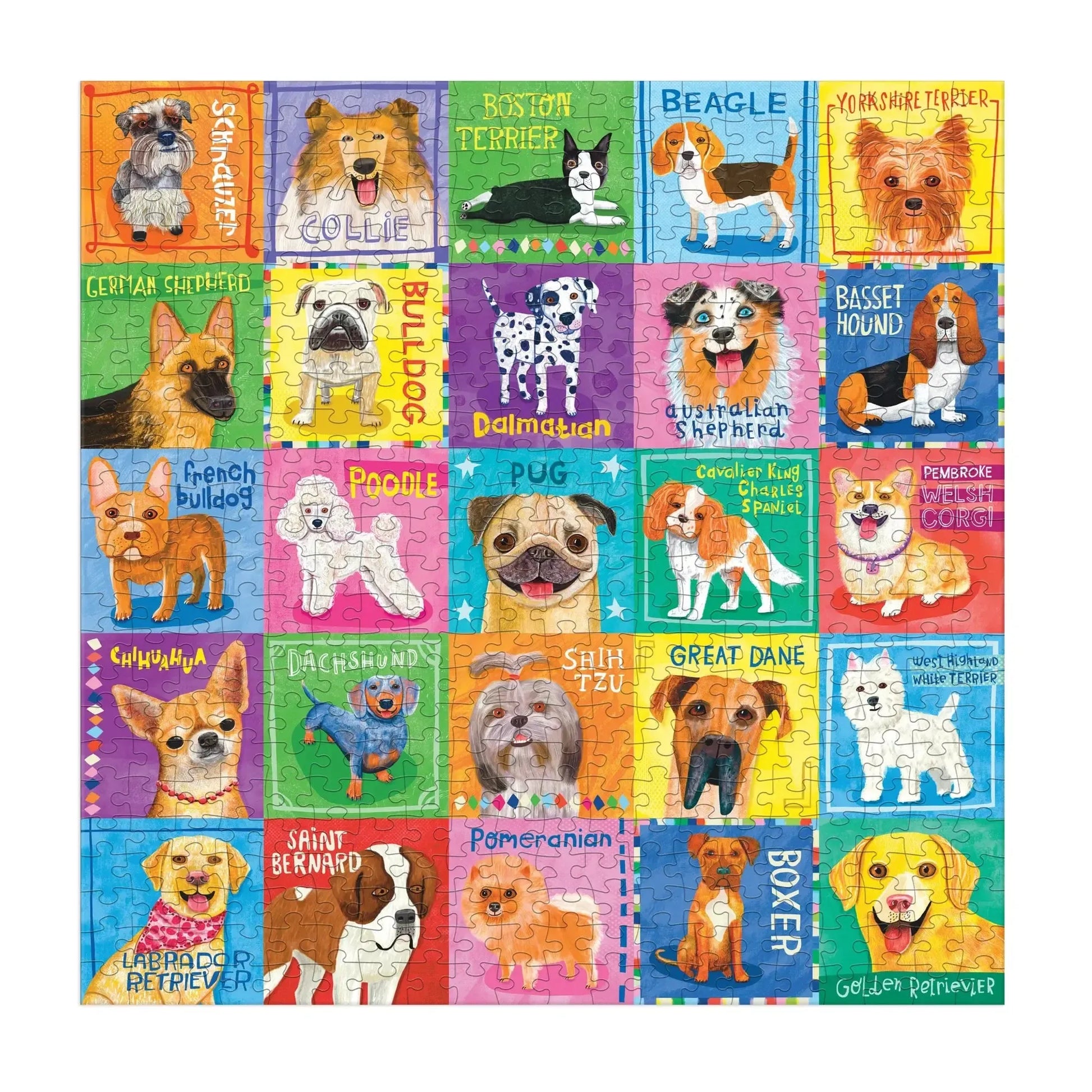 Pawsome Portraits 500 Piece Jigsaw Puzzle Mudpuppy