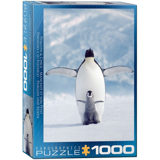 Penguin & Chick 1000 Piece Jigsaw Puzzle Eurographics