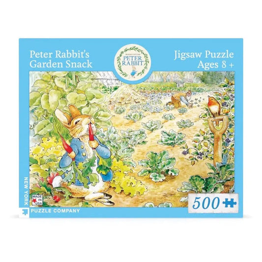 Peter Rabbit's Garden Snack 500 Piece Jigsaw Puzzle NYPC
