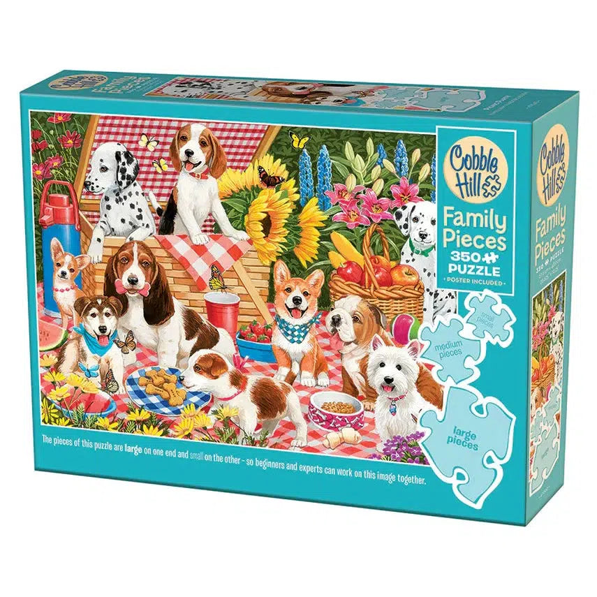 Picnic Party 350 Piece Family Jigsaw Puzzle Cobble Hill