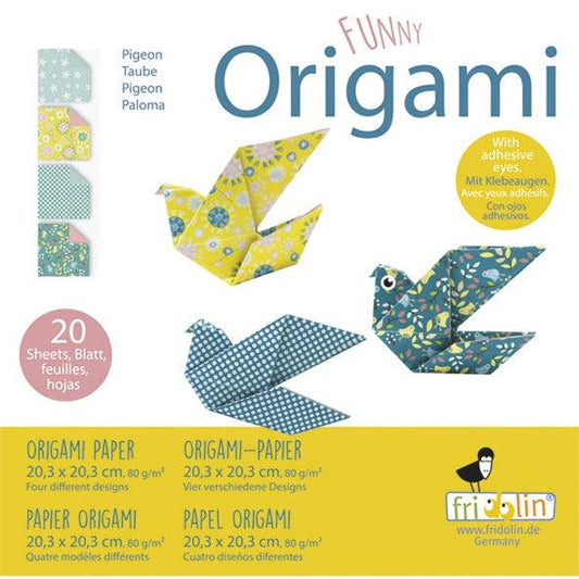 Pigeon Funny Origami Kit Fridolin