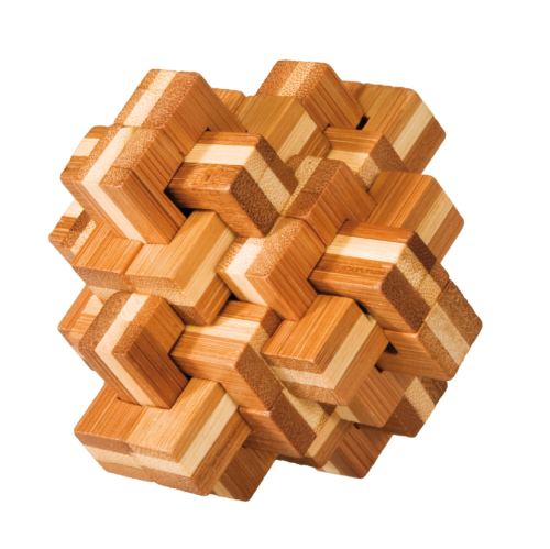 Pineapple 3D Bamboo Puzzle Fridolin