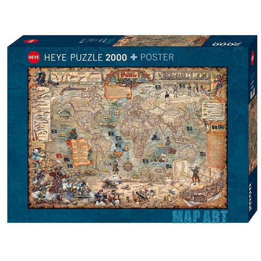 Pirate World 2000 Piece Jigsaw Puzzle Heye