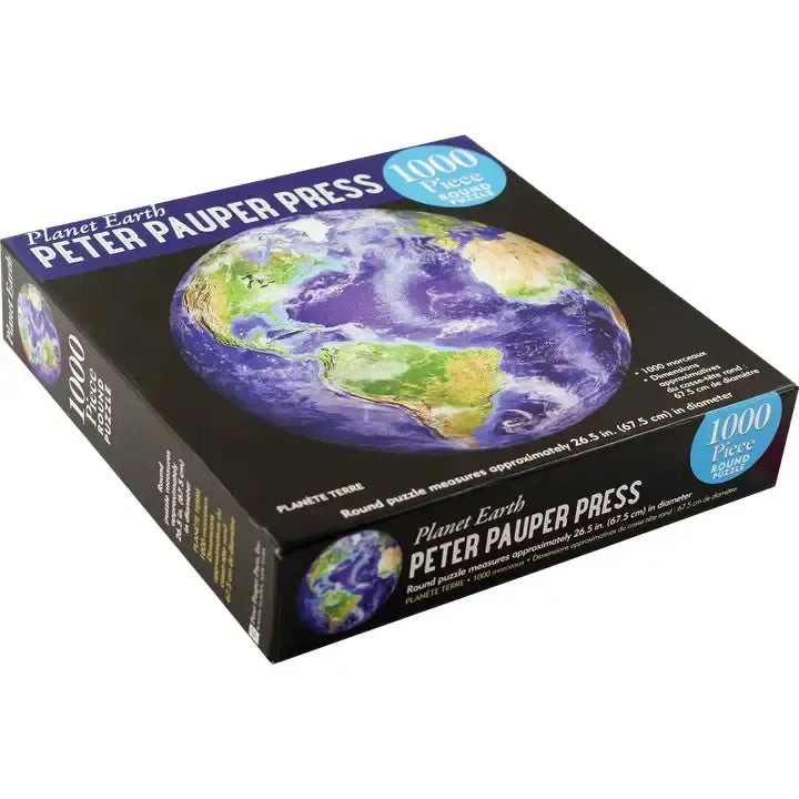 Planet Earth 1000 Piece Round Jigsaw Puzzle Peter Pauper