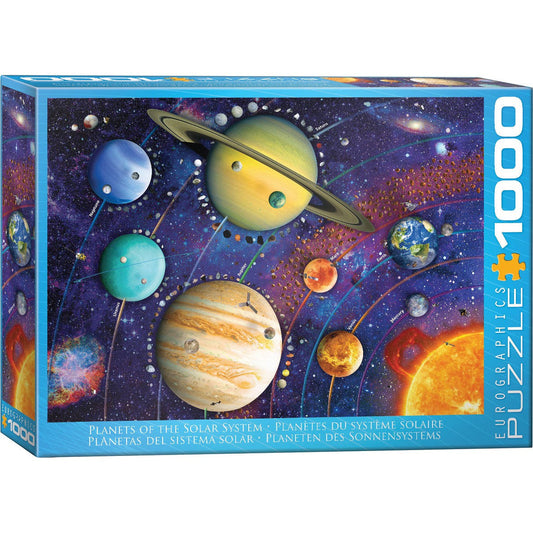 Planets of the Solar System 1000 Piece Jigsaw Puzzle Eurographics