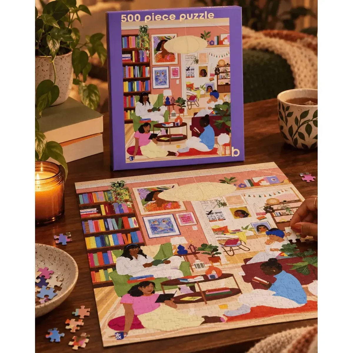 Plot Twist 500 Piece Soft Touch Jigsaw Puzzle Be Rooted