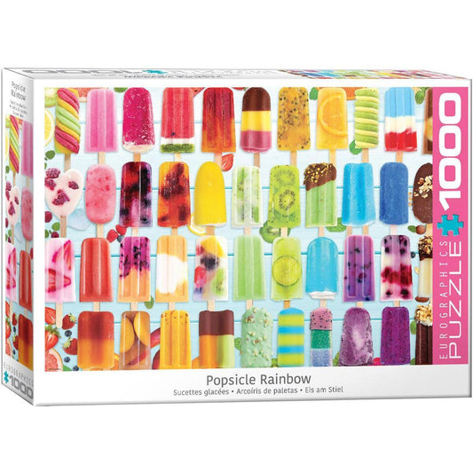 Popsicle Rainbow 1000 Piece Jigsaw Puzzle Eurographics