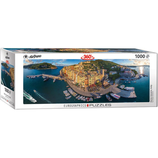 Porto Venere, Italy 1000 Piece Panoramic Jigsaw Puzzle Eurographics