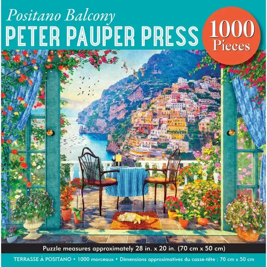 Positano Balcony 1000 Piece Jigsaw Puzzle Peter Pauper