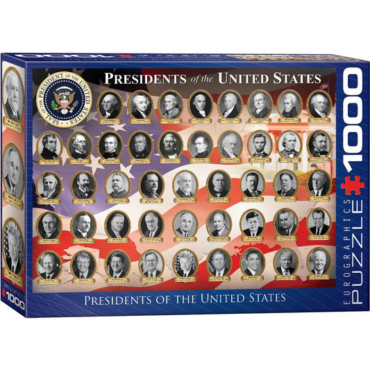 Presidents of the United States 1000 Piece Jigsaw Puzzle Eurographics