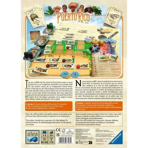 Puerto Rico 1897 - Strategic Action Board Game - Ravensburger