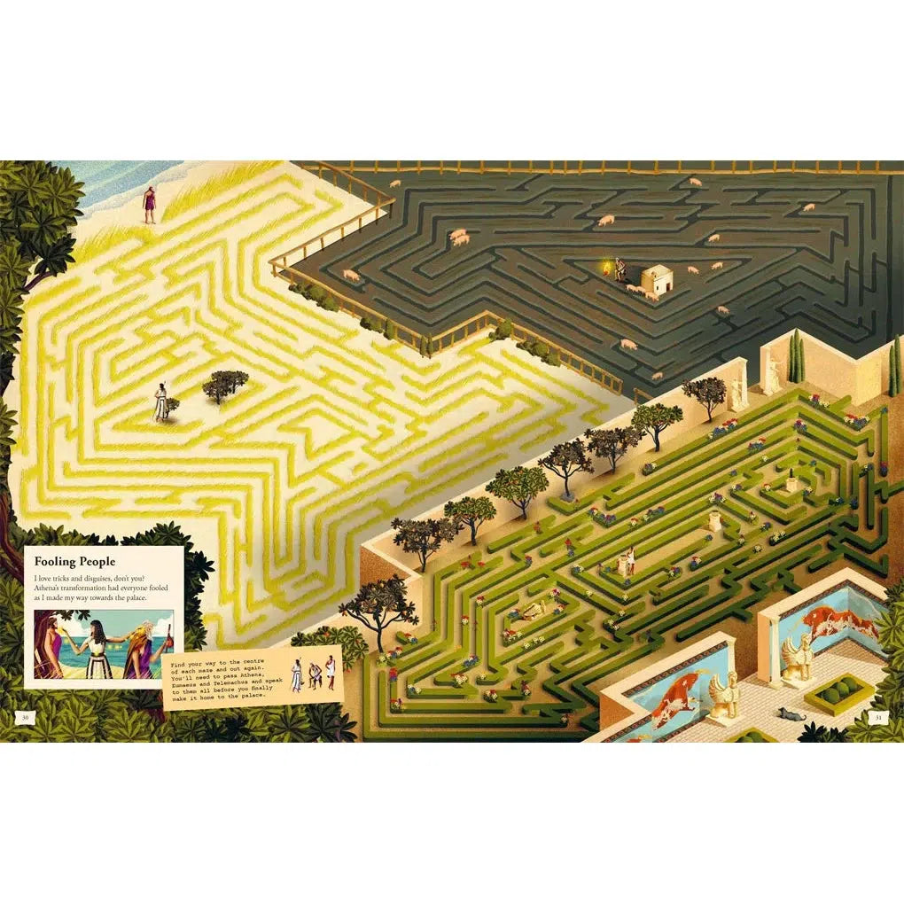 Puzzle Odyssey: An Epic Maze Adventure Book Laurence King