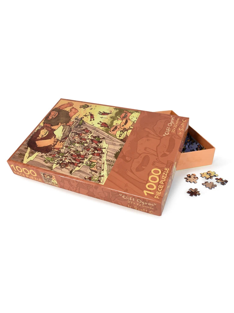 Cliff Ogres 1000 Piece Jigsaw Puzzle Scott C