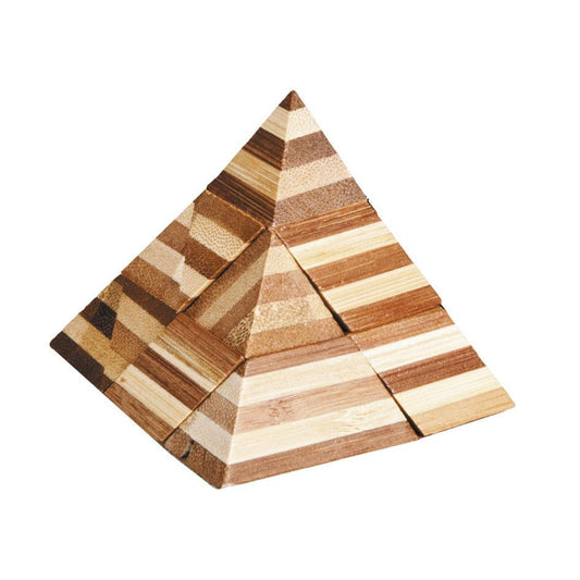 Pyramid 3D Bamboo Puzzle Fridolin