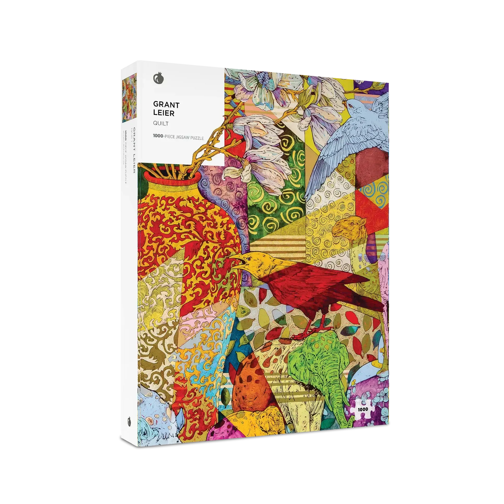 Quilt 1000 Piece Jigsaw Puzzle Pomegranate