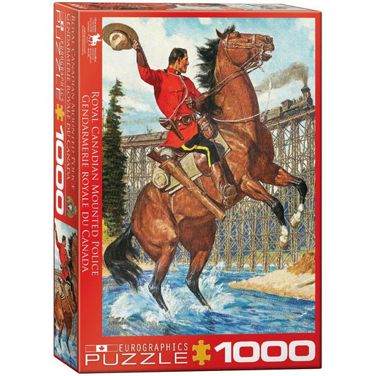 RCMP Train Salute 1000 Piece Jigsaw Puzzle Eurographics