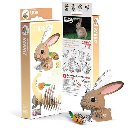 Rabbit 3D Cardboard Model Kit Eugy