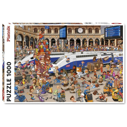 Railway Station 1000 Piece Jigsaw Puzzle Piatnik