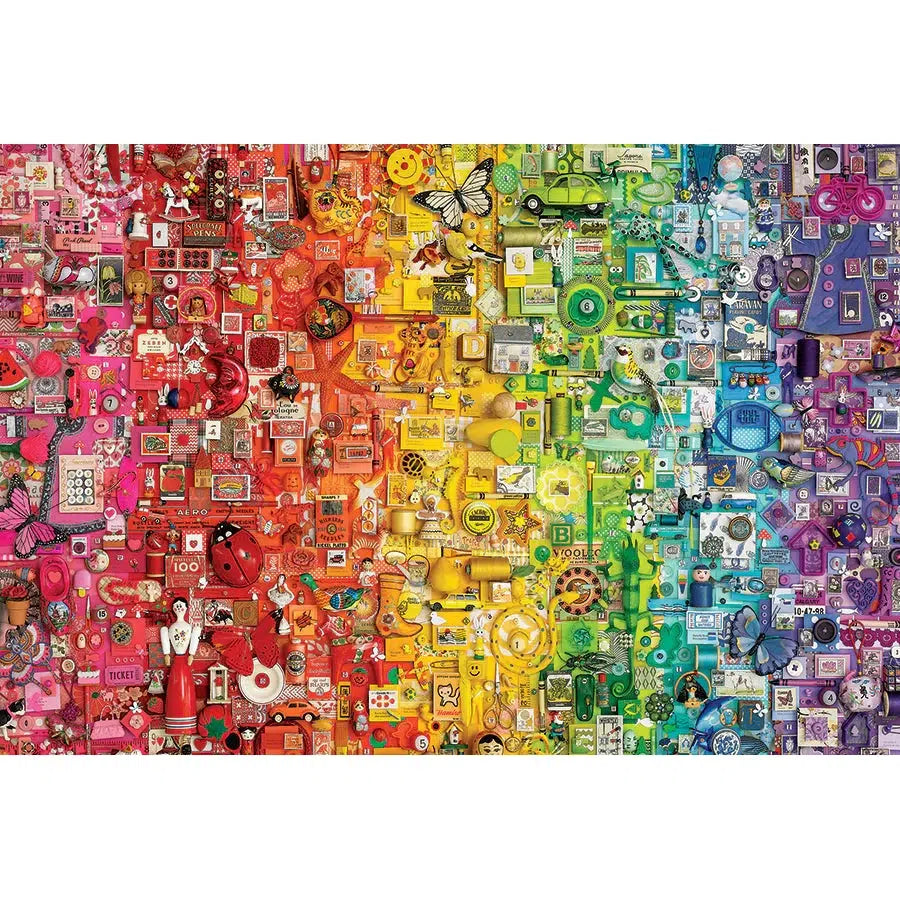 Rainbow 2000 Piece Jigsaw Puzzle Cobble Hill