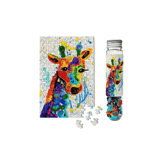 Rainbow Giraffe 150 Piece Mini Jigsaw Puzzle Micro Puzzles