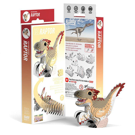 Raptor 3D Cardboard Model Kit Eugy