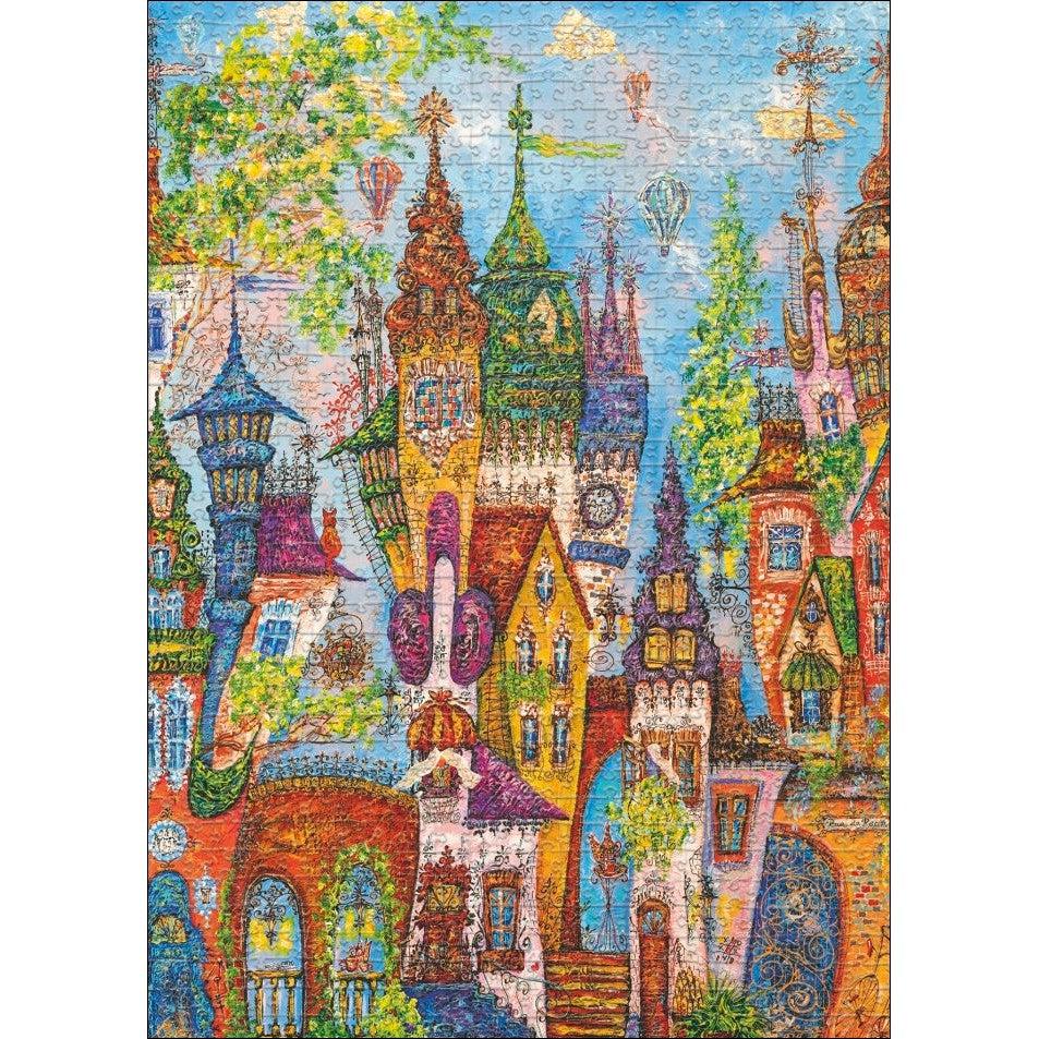 Red Arches Charming Village 1000 Piece Jigsaw Puzzle Heye