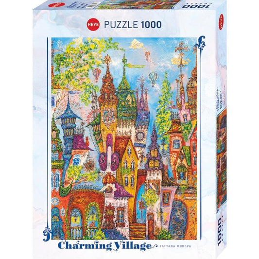 Red Arches Charming Village 1000 Piece Jigsaw Puzzle Heye
