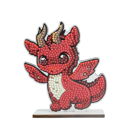 Red Dragon Crystal Art Fantasy Buddies Kit Craft Buddy