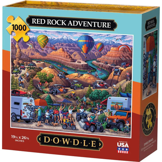 Red Rock Adventure 1000 Piece Jigsaw Puzzle Dowdle