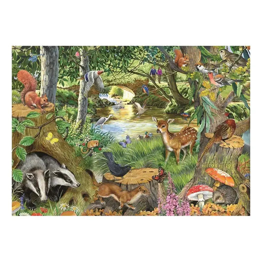 Riverside Glade 500 Big Piece Jigsaw Puzzle HOP
