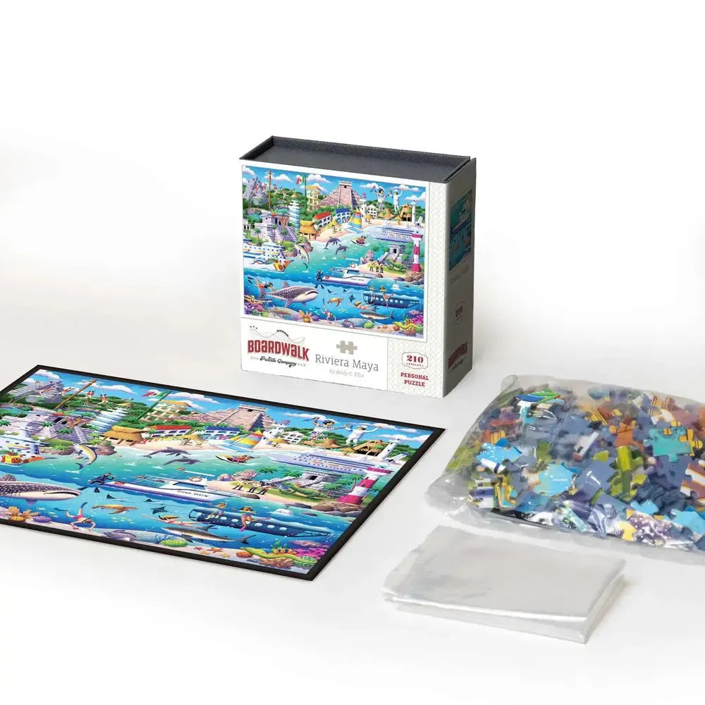 Riviera Maya 210 Piece Jigsaw Puzzle Boardwalk