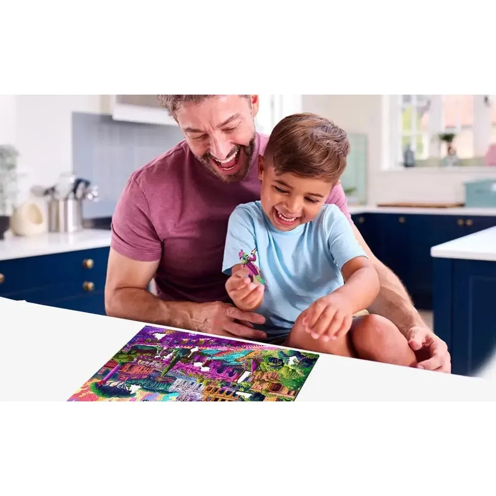Roman Riddle 300 Piece Wooden Jigsaw Puzzle Trippy