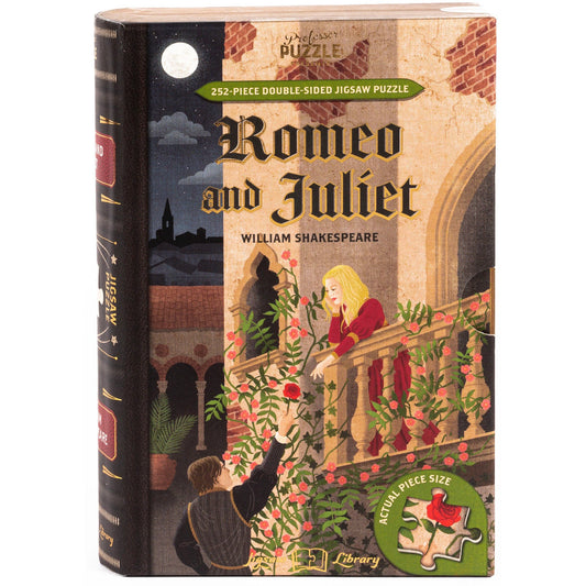 Romeo & Juliet Double-Sided 252 Piece Jigsaw Puzzle Professor Puzzle