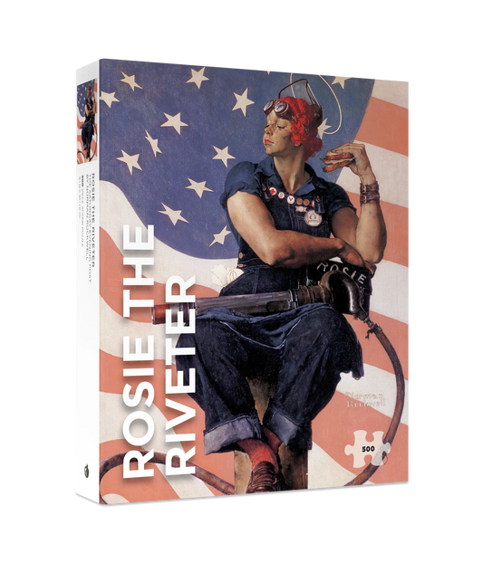 Rosie the Riveter by Rockwell 500 Piece Jigsaw Puzzle Pomegranate