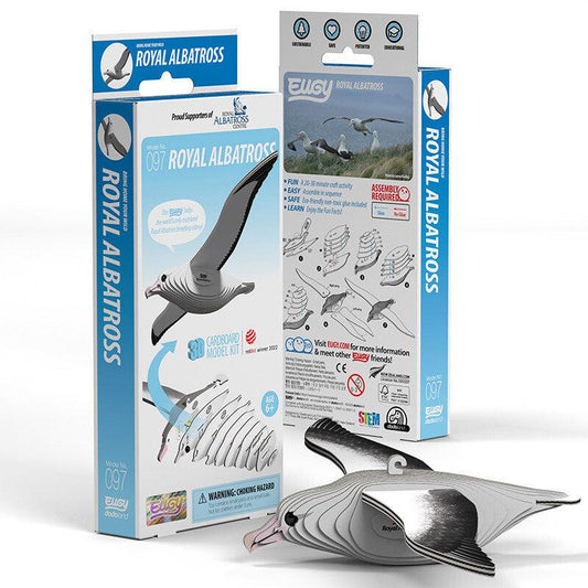 Royal Albatross 3D Cardboard Model Kit Eugy