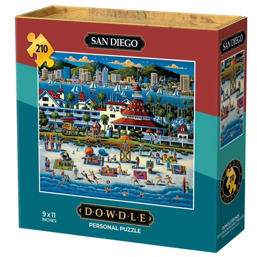 San Diego 210 Piece Jigsaw Puzzle Dowdle