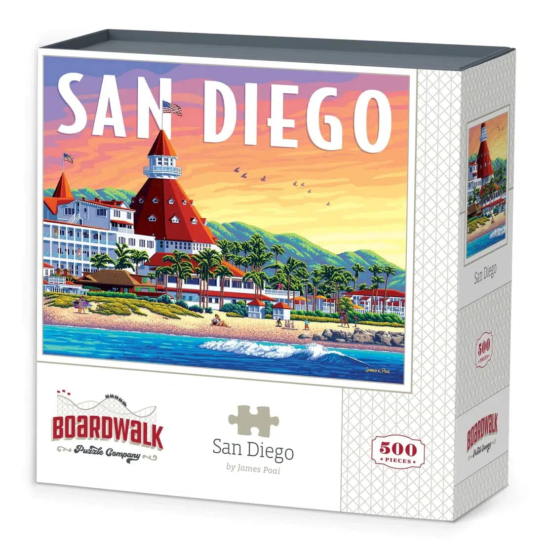 San Diego 500 Piece Jigsaw Puzzle Boardwalk