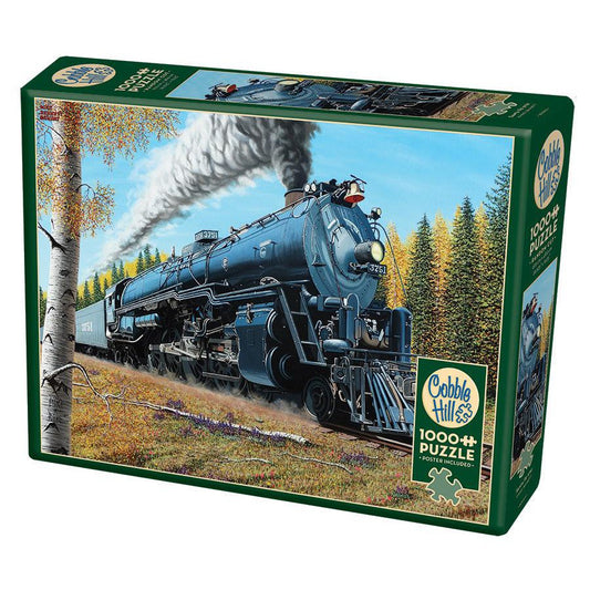 Santa Fe 3751 Train Engine 1000 Piece Jigsaw Puzzle Cobble Hill