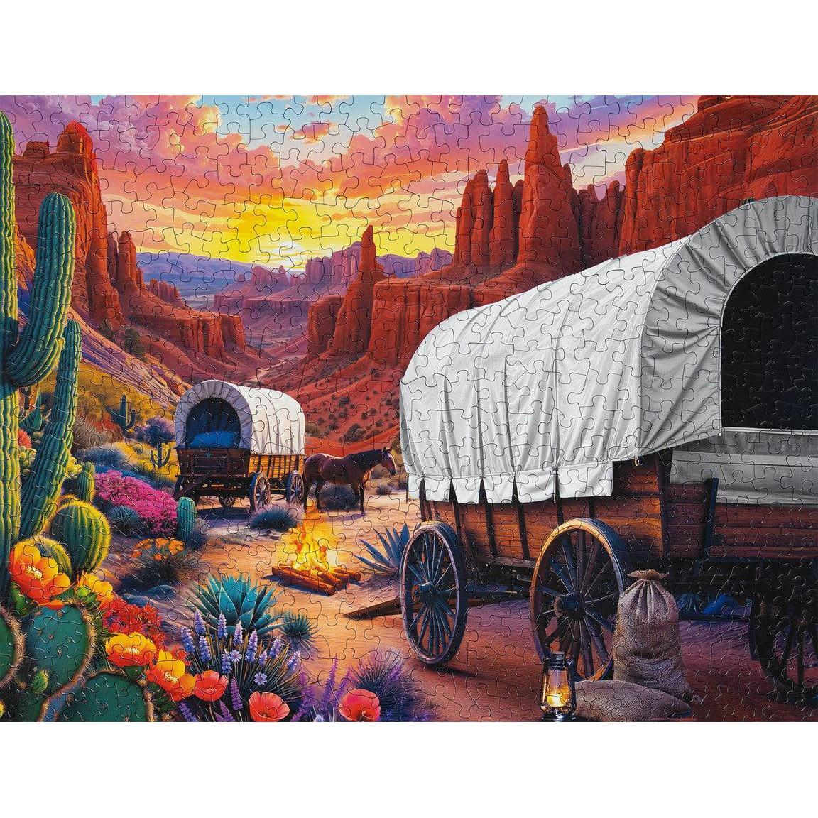 Santa Fe Trail 500 Piece Jigsaw Puzzle Springbok