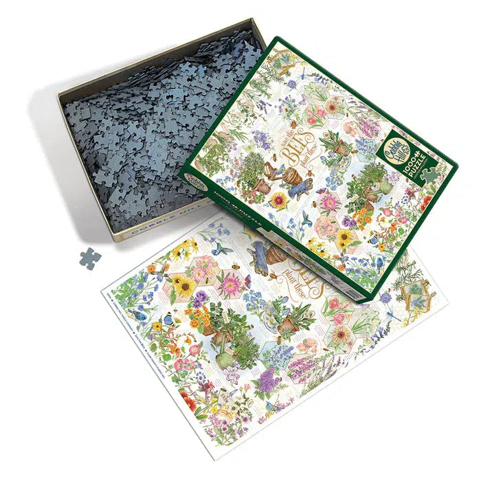 Save the Bees 1000 Piece Jigsaw Puzzle Cobble Hill