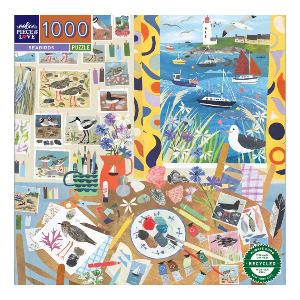 Seabirds 1000 Piece Jigsaw Puzzle eeBoo