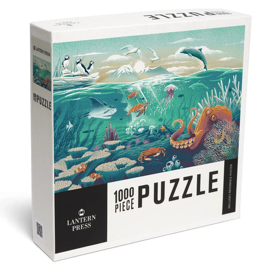 Seascape 1000 Piece Jigsaw Puzzle Lantern Press