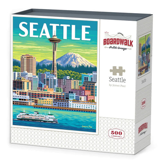 Seattle 500 Piece Jigsaw Puzzle Boardwalk