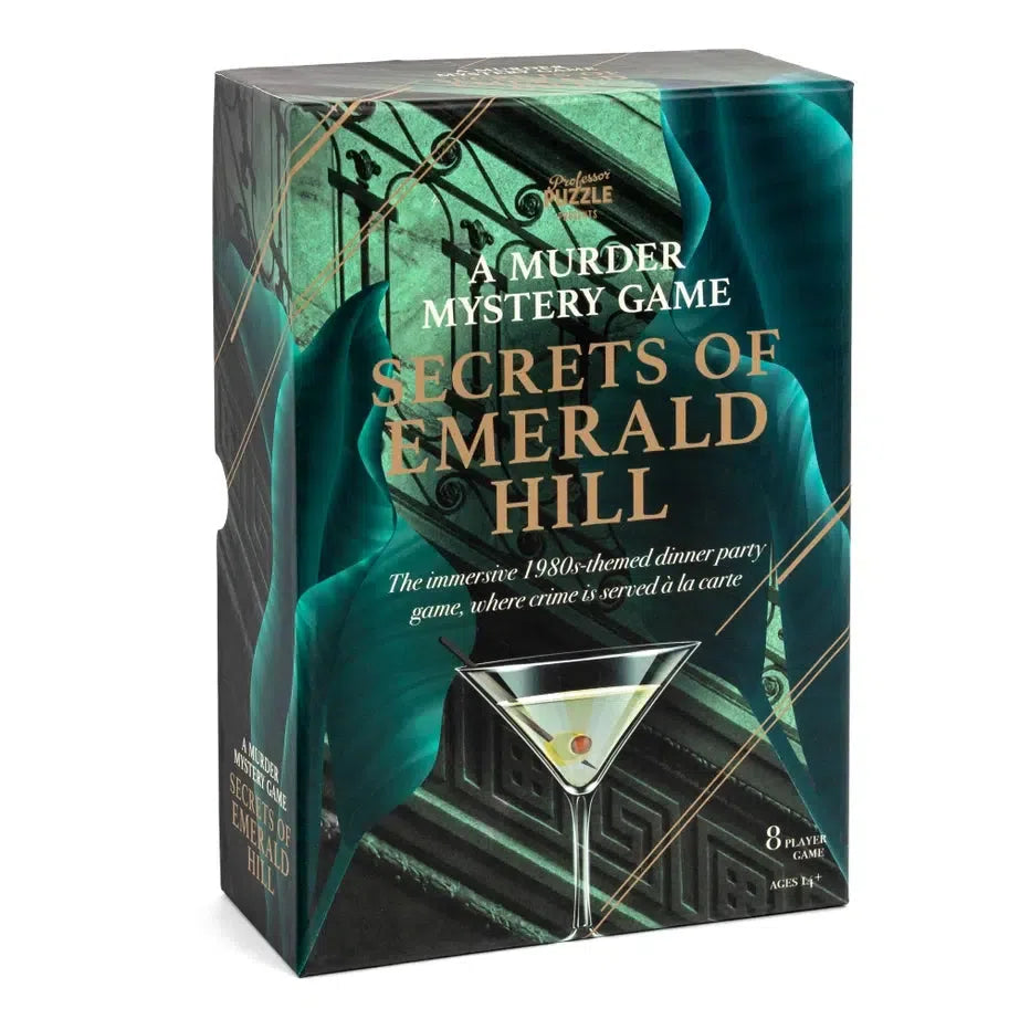 Secrets of Emerald Hill Murder Mystery Game Professor Puzzle