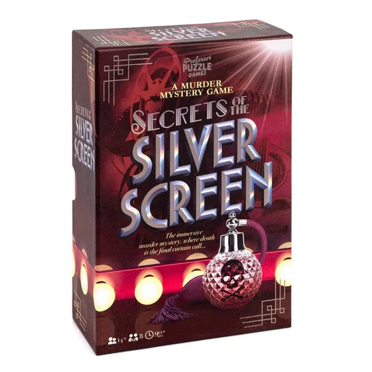 Secrets of the Silver Screen Murder Mystery Game Professor Puzzle