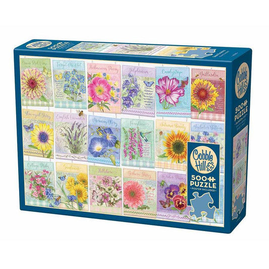 Seed Packets 500 Piece Jigsaw Puzzle Cobble Hill