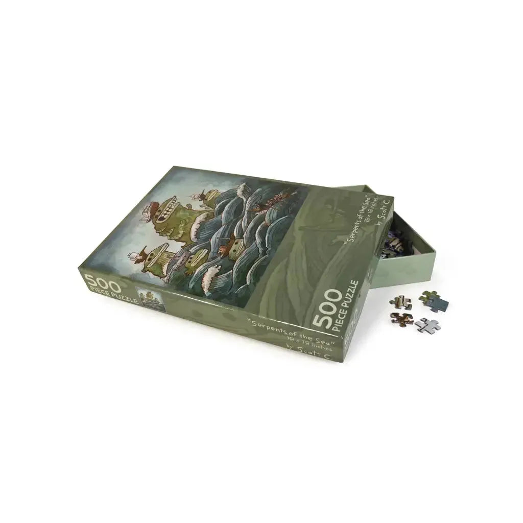 Serpents of the Sea 500 Piece Jigsaw Puzzle Scott C