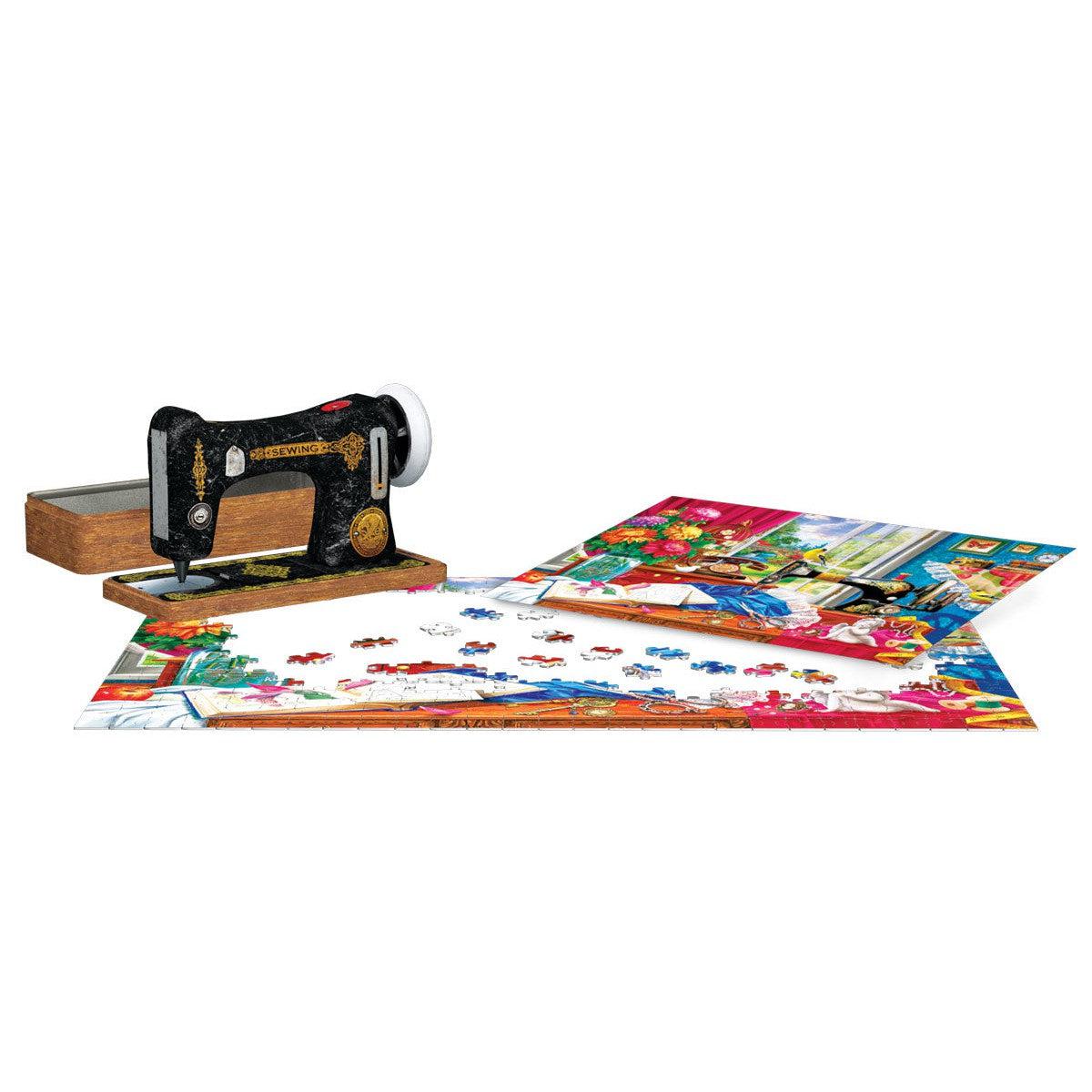 Sewing Memories 550 Piece Jigsaw Puzzle in Tin Eurographics