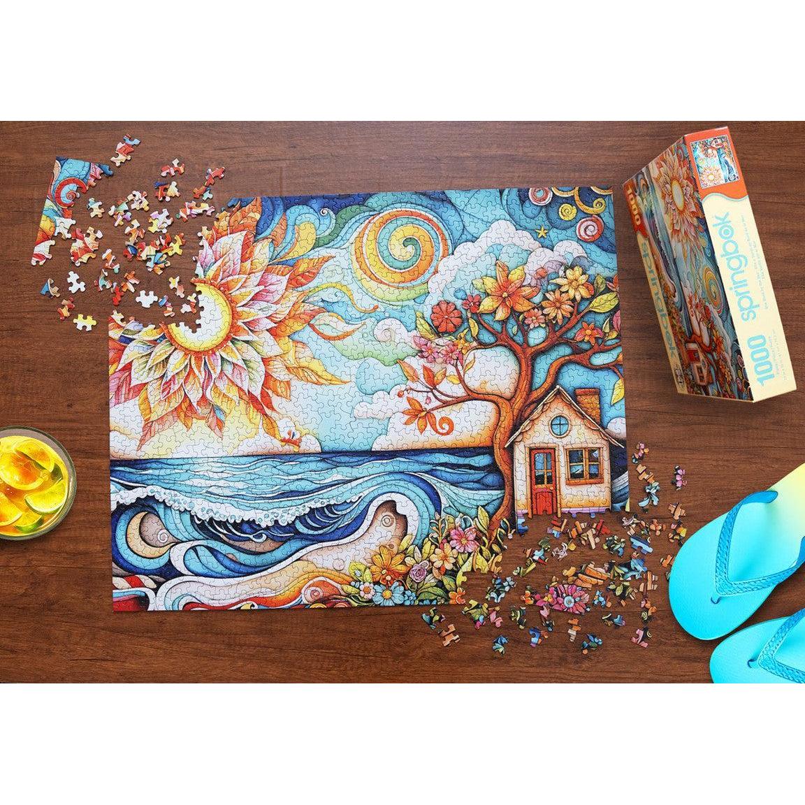 She Shed by the Sea 1000 Piece Jigsaw Puzzle Springbok